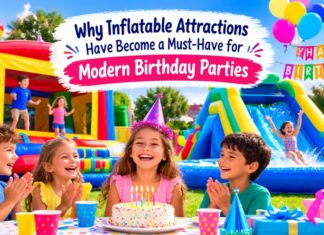 Why Inflatable Attractions Have Become a Must-Have for Modern Birthday Parties